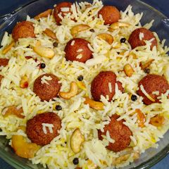 A picture of Moti Pulao - Black Pearl Pulao [ Lost Recipe Of 18th Century ].