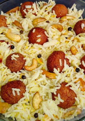 A picture of Moti Pulao - Black Pearl Pulao [ Lost Recipe Of 18th Century ].