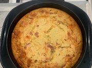 Une photo de cake lardon
