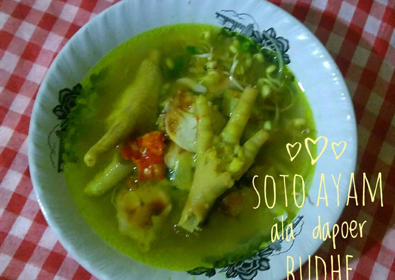 Soto ayam minimalis