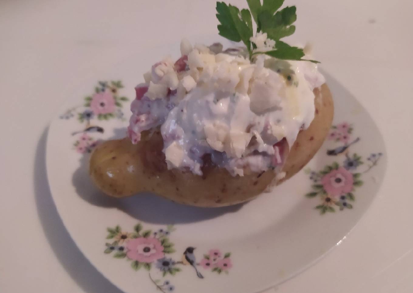 Papa horneada al estilo Ale's