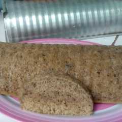 A picture of Banana Steam Cake a.k.a Bolpis Kukus.