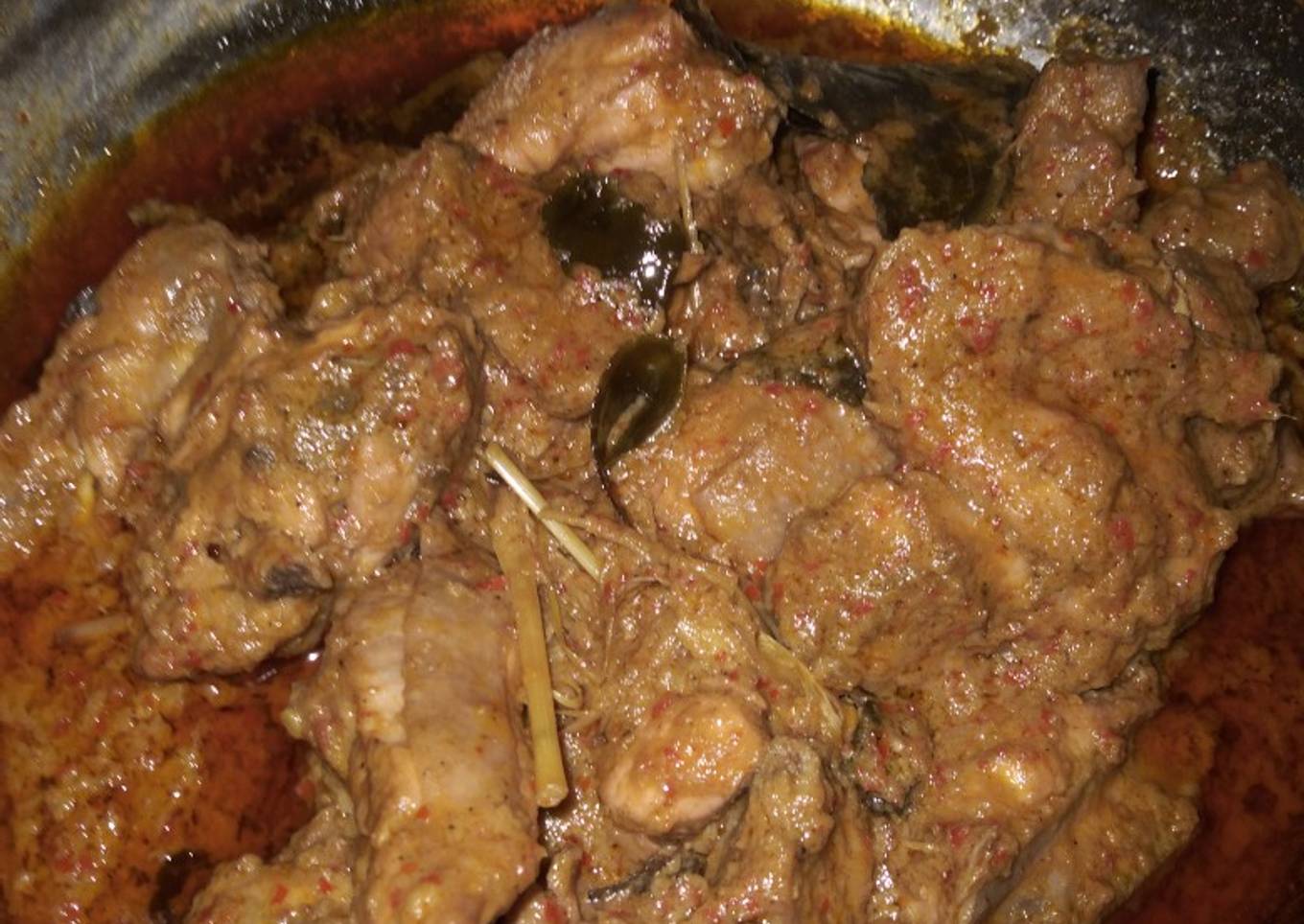 Rendang ayam simple