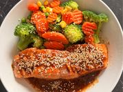 Gambar salmon saus tiram