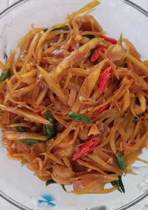 Foto resep Oseng pepaya muda kecap manis (mie hihol)