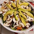 Salade fraîche avec sauce balsamique maison