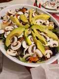 Salade fraîche avec sauce balsamique maison