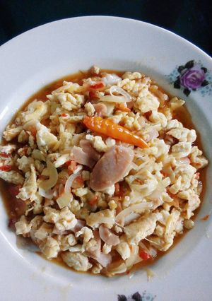 Foto resep Tumis telur & sosis