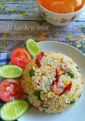 Foto resep Nasi goreng putih