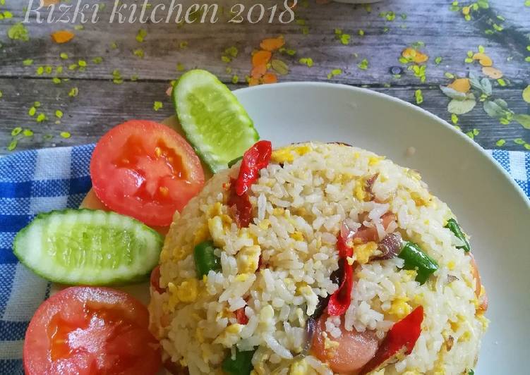 Nasi goreng putih