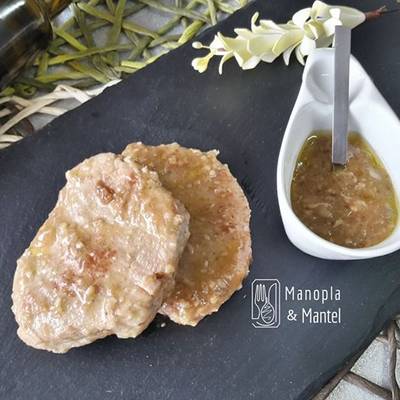 Lomo de cerdo en salsa de almendras en gme, f y g y tradicional Receta de Guadalupe Gutiérrez Parejo- CookpadAñade CooksnapCompartir-image