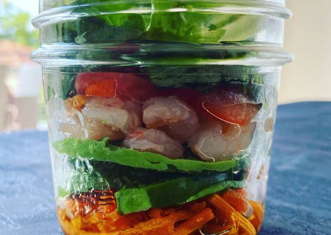 Comment pour Préparer  Fait Maison Salade jar