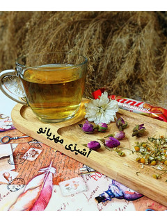عکسی از دستور چای بابونه و گل محمدی