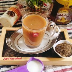 A picture of English breakfast Tea ☕ (Perfect homemade English breakfast Tea).
