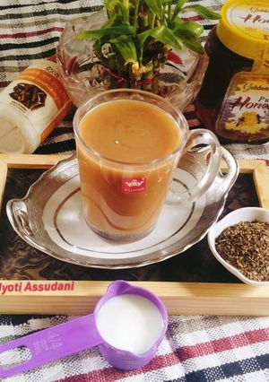 A picture of English breakfast Tea ☕ (Perfect homemade English breakfast Tea).