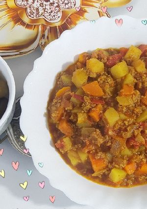 عکسی از دستور تاس کباب