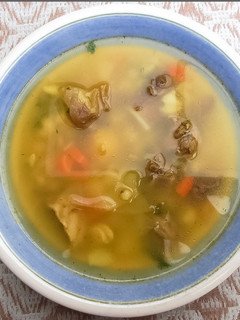 Una foto de Sopa de mote