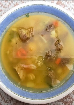 Una foto de Sopa de mote