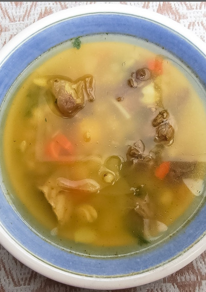 Una foto de Sopa de mote