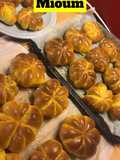 Mini brioches salées Citrouilles aux fromages 🎃