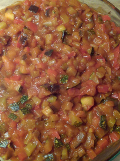 Una foto de Pisto de cuatro verduras