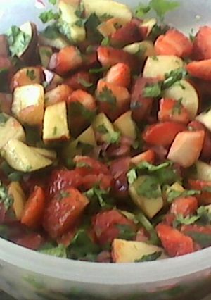 A picture of Fruit Salsa.