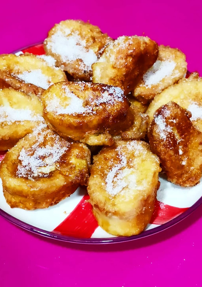 Una foto de Torrijas de canela y limón