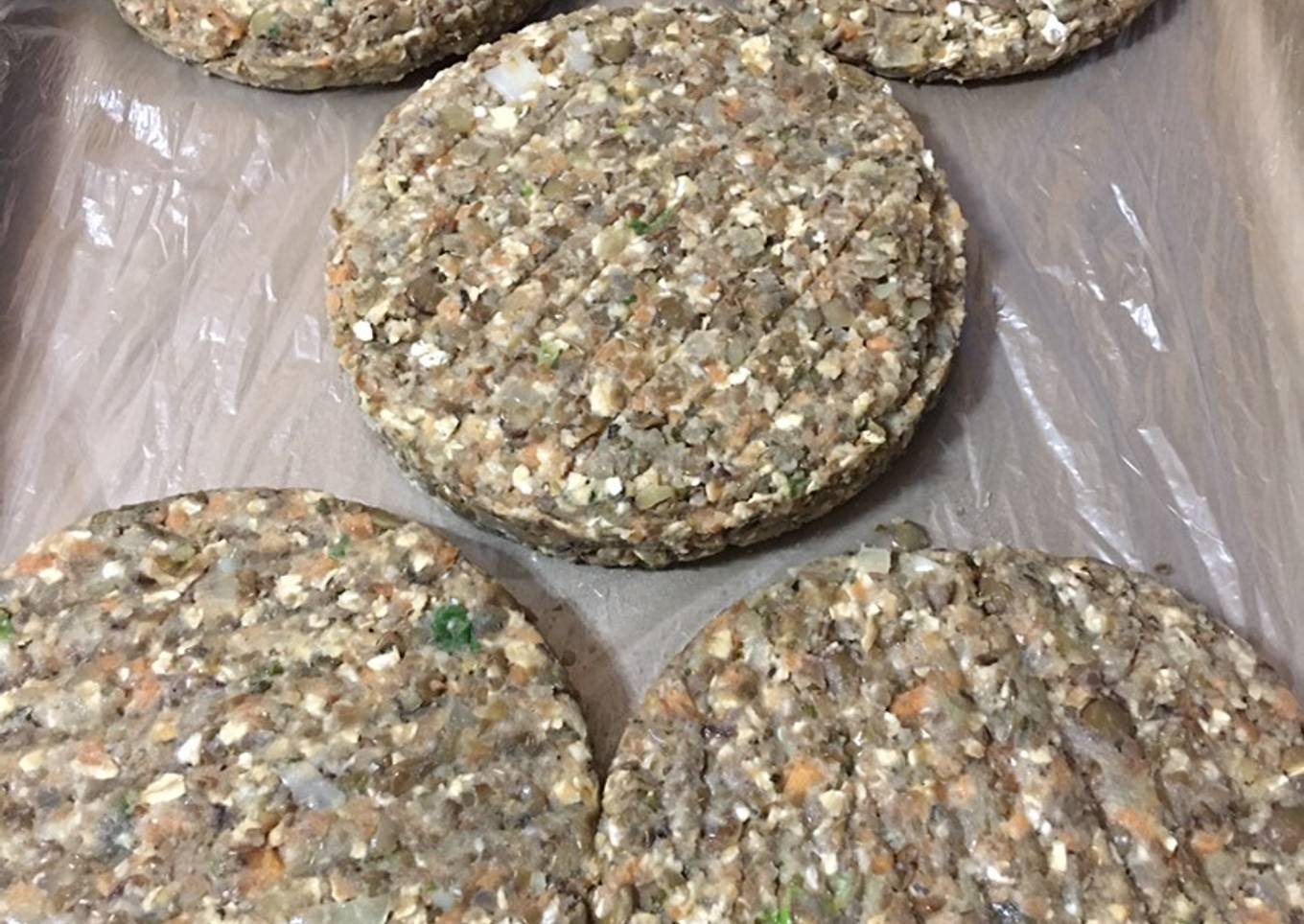 Hamburguesas de lentejas