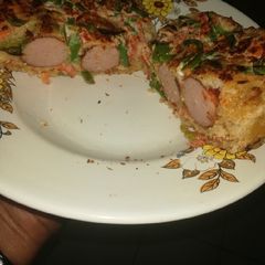 Toast Sausage Bread#4weekschallenge#charityrecipe A picture of Toast Sausage Bread#4weekschallenge#charityrecipe.