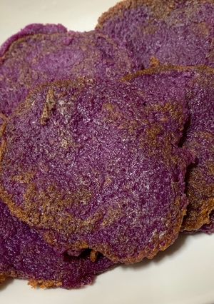 煎紅薯（紫山藥） 的食譜成品照片