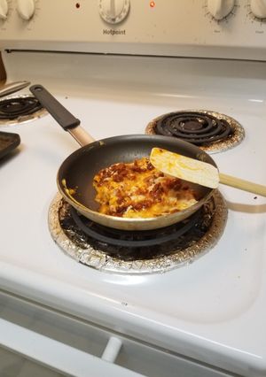 Una foto de Huevo con longaniza