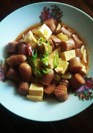Foto resep Sosis tahu asam manis