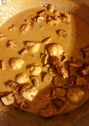 A picture of Seafood Laksa Soup.