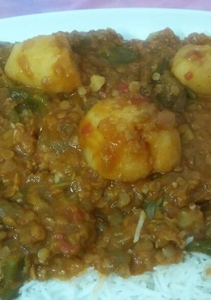 صورة لوصفة صالونة (مرق) العدس 😋