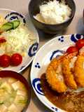Japanese Shrimp Fry and Miso Soup