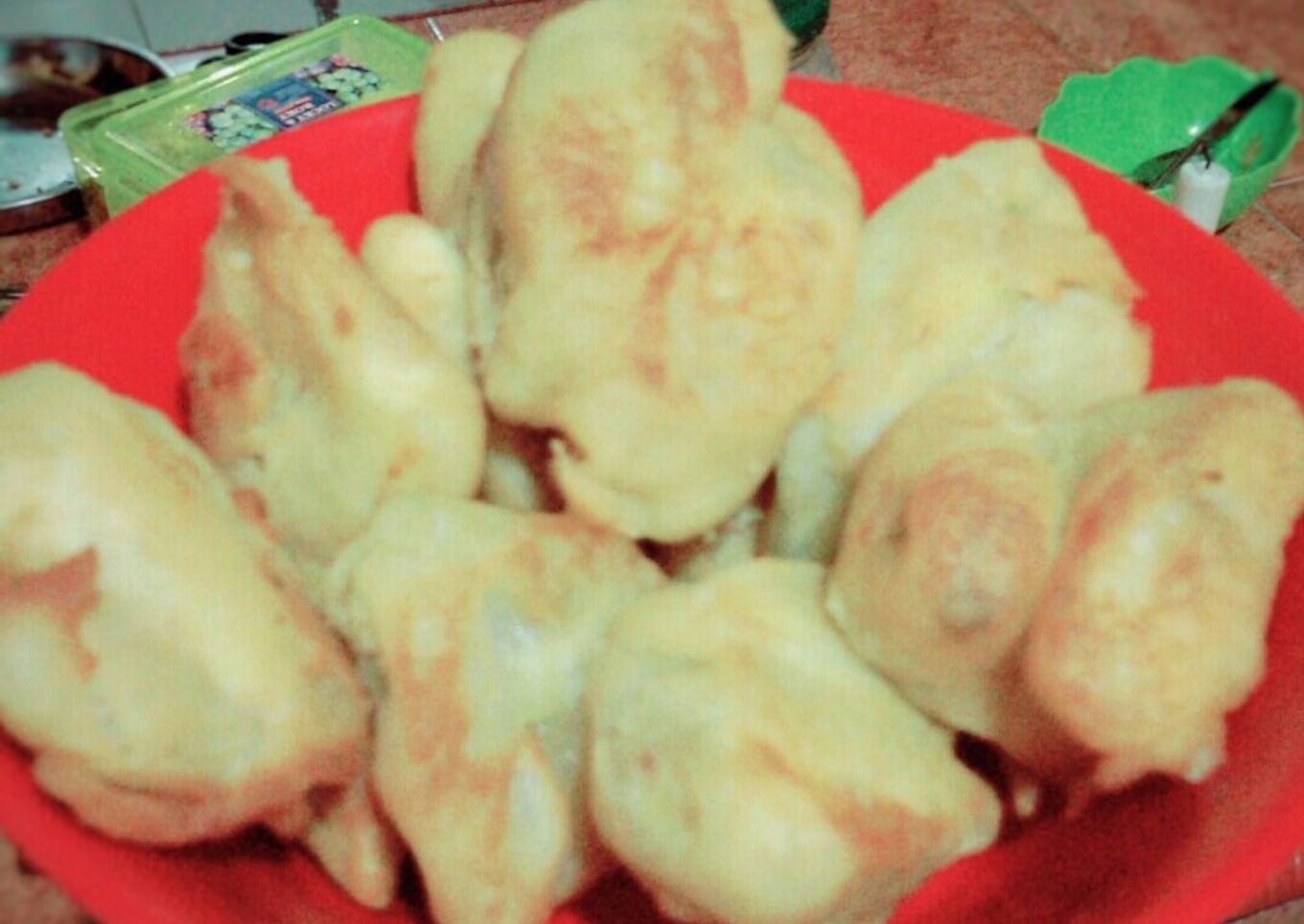 Pisang goreng susu spesial