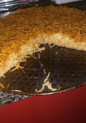 صورة لوصفة كنافة بالشعيرية