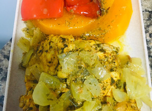 Una foto de BIFES DE PECHUGA DE POLLO MARINADOS AL 🍋LIMÓN🍋👏😋😋😋👏