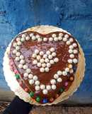 Chocoflan del amor