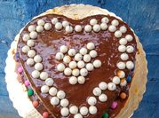 Una foto de chocoflan de dulce de leche