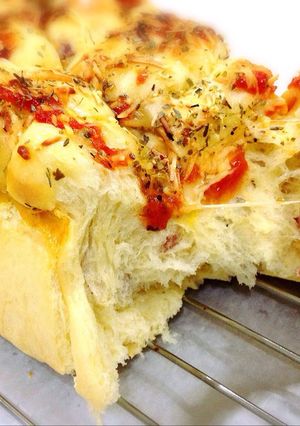 Foto resep Smoke ham and cheese pillow bread