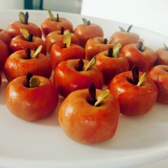 A picture of Apple Mithai.