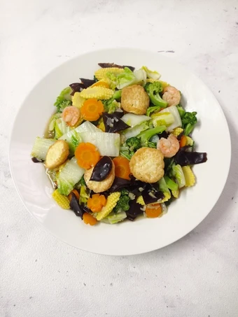 Easy Way Make Capcay Sayur &amp; Udang the So Delicious So Delicious