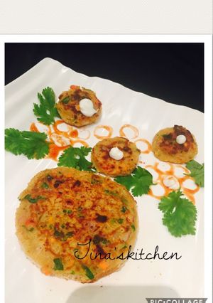 A picture of Bread sooji uttapam.