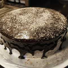 รูปของ Chocolate mille crepe cake