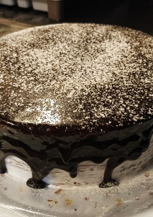 Foto resep Chocolate mille crepe cake