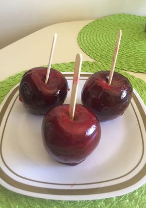 Una foto de Manzanas caramelizadas