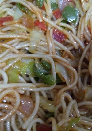 A picture of Vegetable noodles.