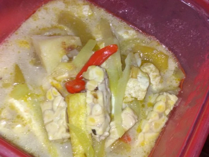 Easy Steps to Make Tumis lodeh labu siam the  Makes Drooling You can take Joss in your mouth