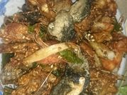 Hình ảnh của ếch rang muối